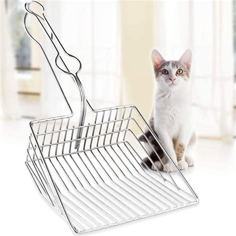 metal cat box scooper|heavy duty litter scooper.